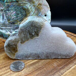 Prasiolite Green Amethyst Pink Amethyst Crystal Cloud Carving Rainbows Large 5